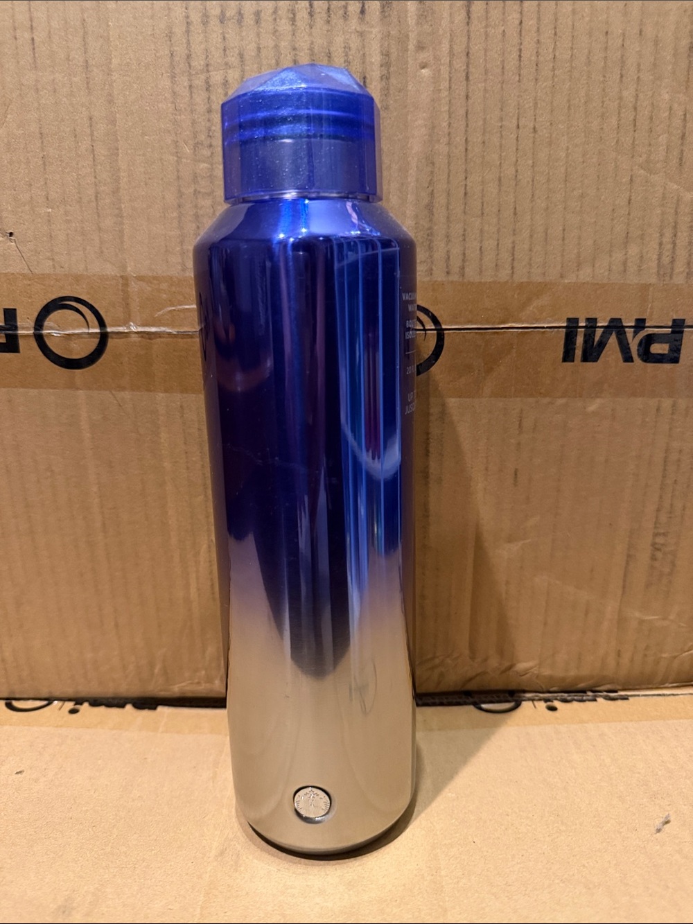 Starbucks Blue to Silver Ombre Stainless Steel Travel Bottle